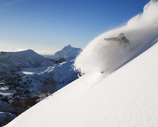 downhill skiing
